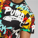 Tricou cu Mânecă Scurtă Bărbați Puma Graffiti Negru - WALTI