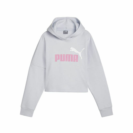 Hanorac cu glugă pentru fete Puma Ess Logo Cropped Hoodie G - WALTI WALTI