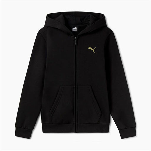 Vestă Infantil Puma Essentials+ Graphic Hoodie Fz Negru - WALTI WALTI