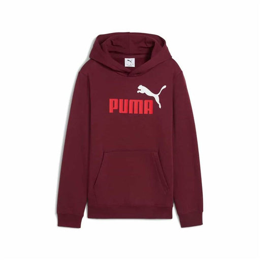 Hanorac cu glugă pentru fete Puma Essentials 2 Color No. 1 Castaniu - WALTI WALTI