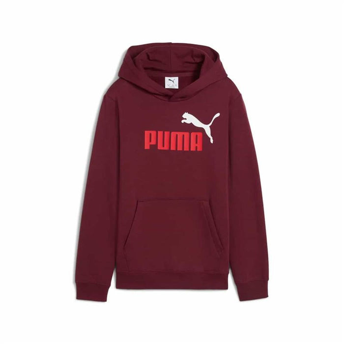 Hanorac cu glugă pentru fete Puma Essentials 2 Color No. 1 Castaniu - WALTI WALTI
