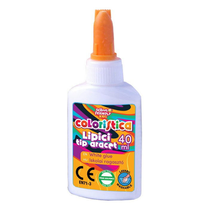 SCHOOL FRIENDLY COLORISTICA Lipici Scolar Alb 40 ml WALTI