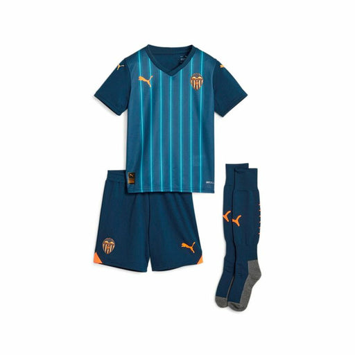 Tricou de Fotbal cu Mânecă Scurtă pentru Copii Puma Valencia C.F Away Albastru 1-2 ani - WALTI