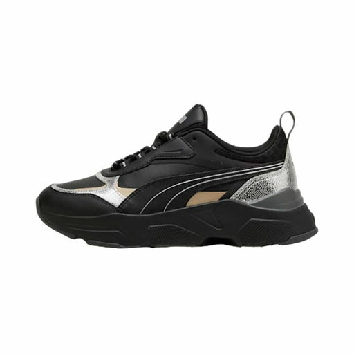 Adidași Casual de Damă Puma Cassia Metallic Shine Negru - WALTI WALTI