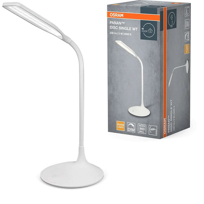 Lampa de birou LED OSRAM 4099854507410, 5W, 130lm, alb WALTI