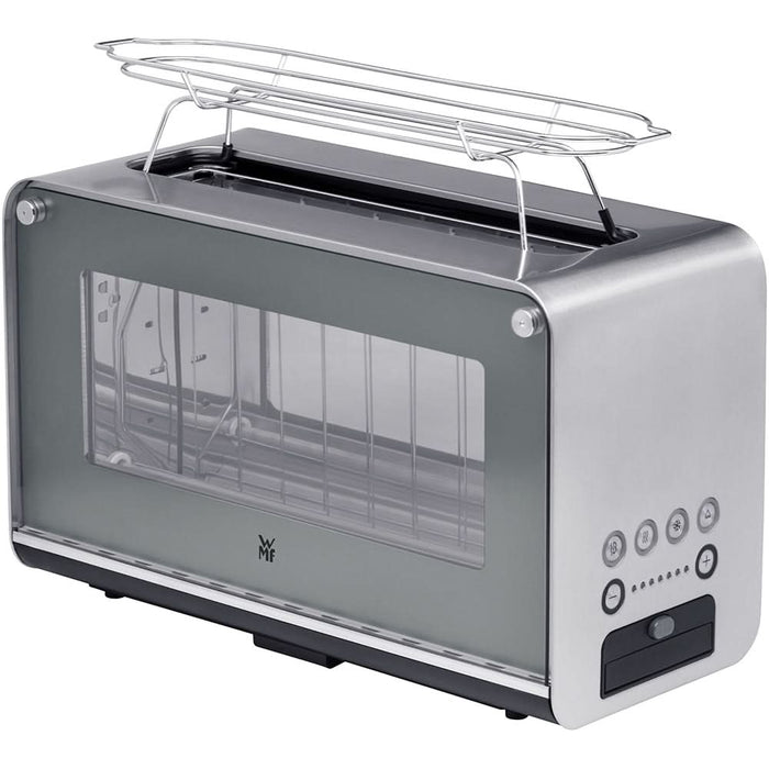 Prajitor de paine WMF Lono Glass 414140011, 2 felii, 1300W, gri-argintiu WALTI