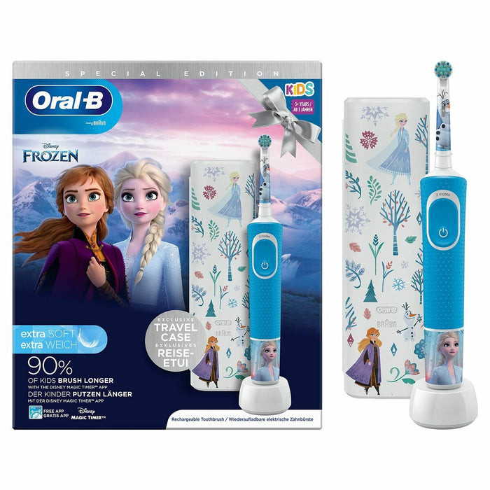 Perie de Dinți Electrică Oral-B D100 KIDS Negru Negru/Gri - WALTI WALTI