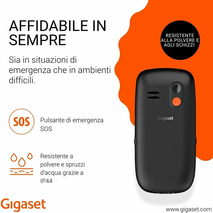 Telefon Mobil Gigaset GL395 2,2" 32 MB RAM Negru - WALTI WALTI