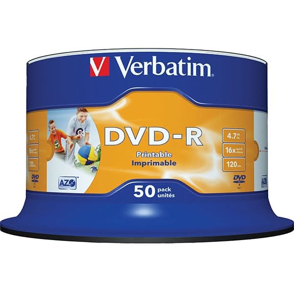 DVD-R VERBATIM 43533, 16x, 4.7GB, 50buc WALTI