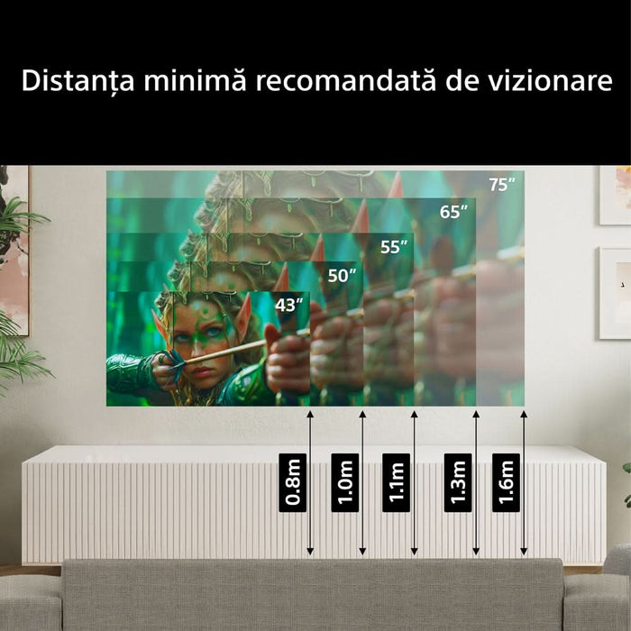 Televizor LED Smart SONY BRAVIA 2 II 43S25VM2, Ultra HD 4K, 108cm - WALTI WALTI