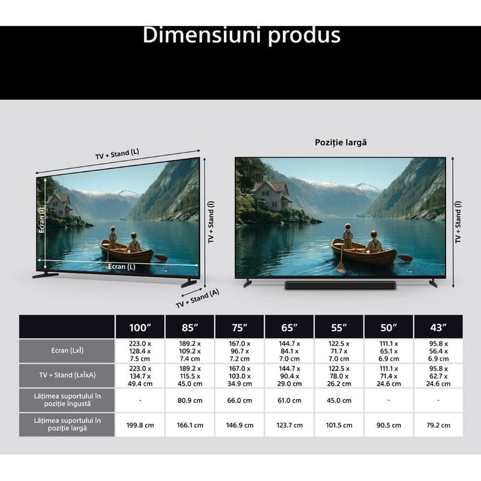 Televizor LED Smart SONY BRAVIA 3 II 50XR35M2, Ultra HD 4K, 126cm - WALTI WALTI