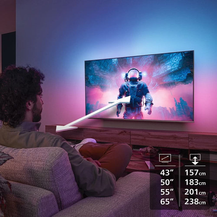 Televizor QLED Smart PHILIPS 43PUS8400, Ultra HD 4K, HDR10+, 108cm - WALTI WALTI