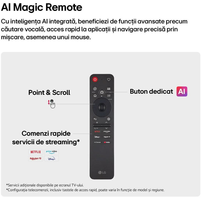 Televizor QNED Mini LED Smart LG 43QNED72B3B, Ultra HD 4K, 108cm - WALTI WALTI