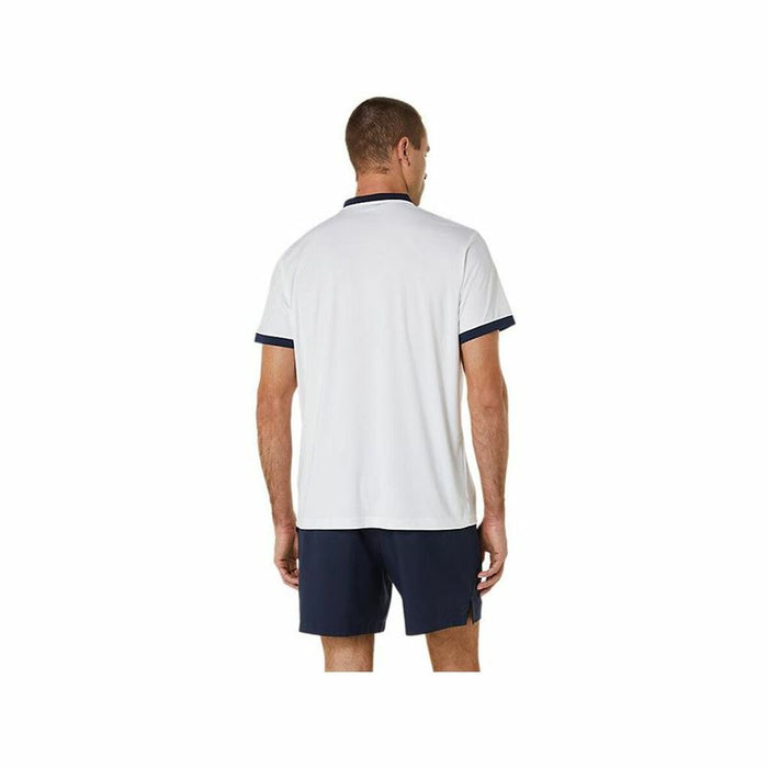 Tricou Polo cu Mânecă Scurtă Bărbați Asics Court Alb - WALTI WALTI