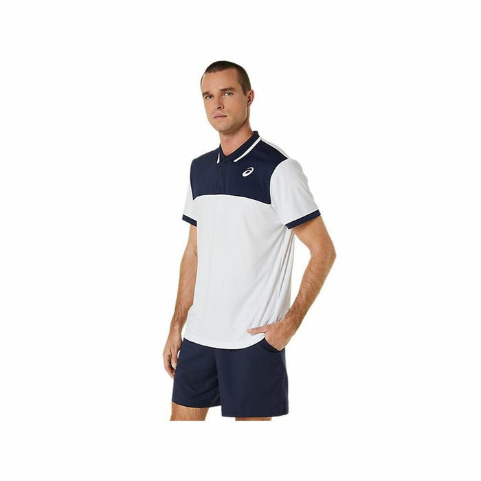 Tricou Polo cu Mânecă Scurtă Bărbați Asics Court Alb - WALTI WALTI