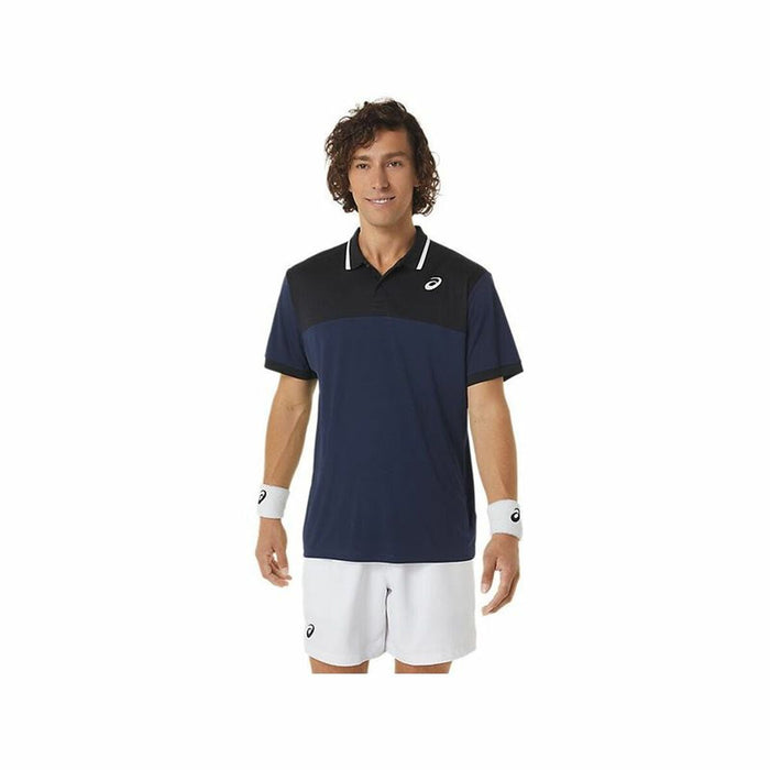 Tricou Polo cu Mânecă Scurtă Bărbați Asics Court Bleumarin - WALTI WALTI