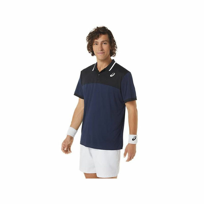 Tricou Polo cu Mânecă Scurtă Bărbați Asics Court Bleumarin - WALTI WALTI