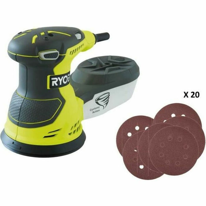 Șlefuitor orbital aleatoriu Ryobi ROS300A 300 W Ø 2,4 mm - WALTI WALTI
