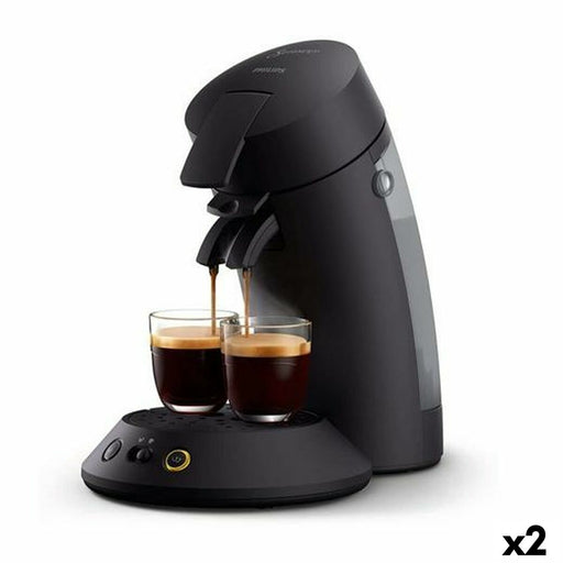 Cafetieră cu Capsule Philips SENSEO ORIGINAL PLUS Negru 1 bar 0,7 L (2 Unități) - WALTI WALTI