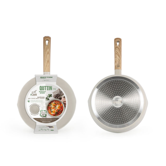 Tigaie Wok Quttin ECOOK Alb 28 x 8 cm 2,8 mm (6 Unități) - WALTI WALTI