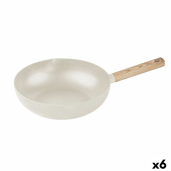 Tigaie Wok Quttin ECOOK Alb 28 x 8 cm 2,8 mm (6 Unități) - WALTI WALTI