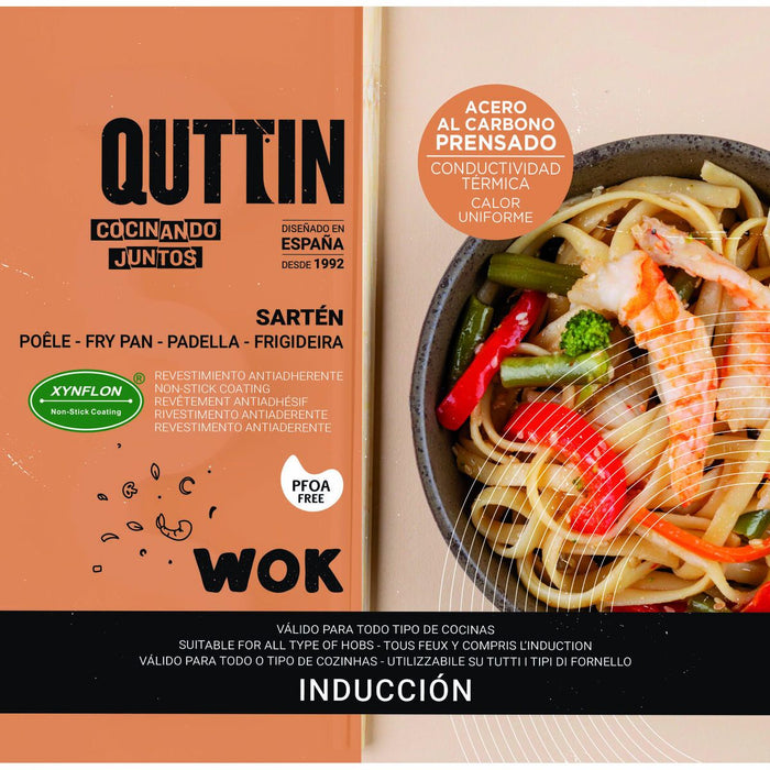 Tigaie Wok Quttin Lemn (6 Unități) - WALTI WALTI