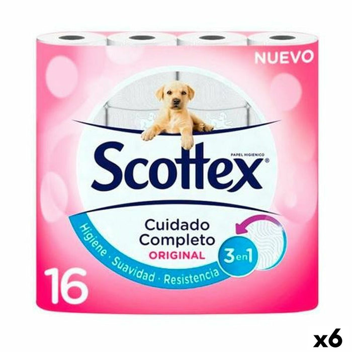 Hârtie Igienică Scottex Original Alb 16 Piese (6 Unități) - WALTI WALTI