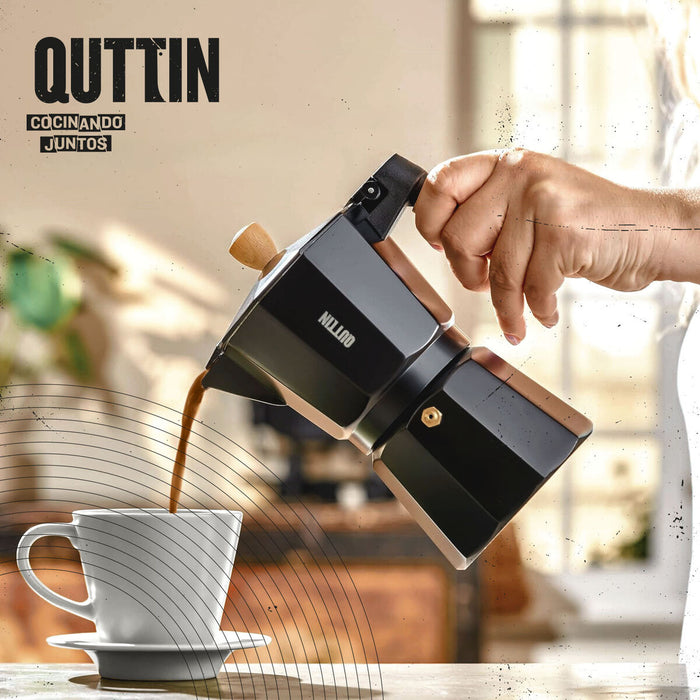 Cafetieră Italiană Quttin Aluminiu 0,6 L (6 Unități) - WALTI WALTI