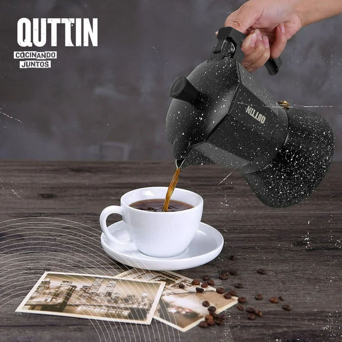 Cafetieră Italiană Quttin Aluminiu 0,3 L (6 Unități) - WALTI WALTI