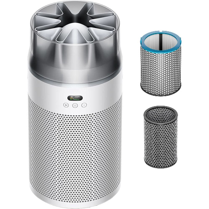 Purificator aer compact DYSON Hushjet HJ10, 10 trepte viteza, Hepa, Wi-Fi, alb WALTI