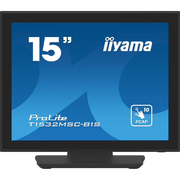 Monitor Iiyama ProLite T1532MSC-B1S 15" XGA 50 - 60 Hz - WALTI WALTI