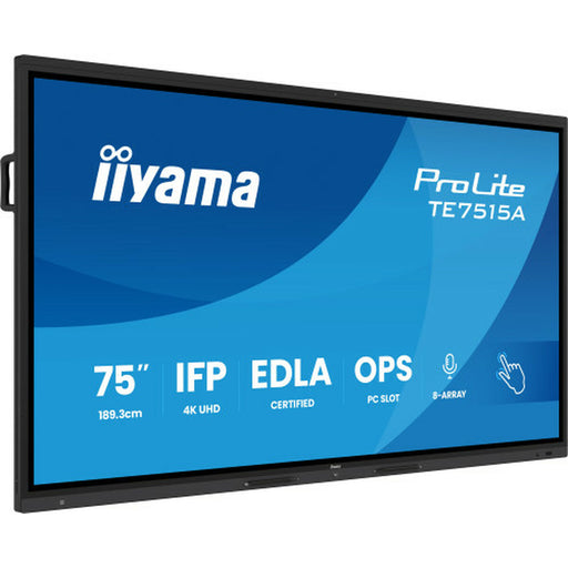 Monitor Iiyama TE7515A-B1AG 75" 4K Ultra HD - WALTI WALTI