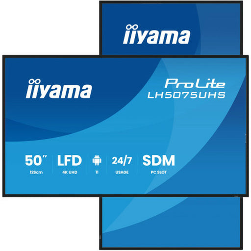 Monitor Iiyama LH5075UHS-B2AG 49,5" 4K Ultra HD - WALTI WALTI