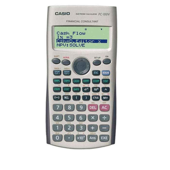 Calculator financiar Casio FC-100V - WALTI WALTI