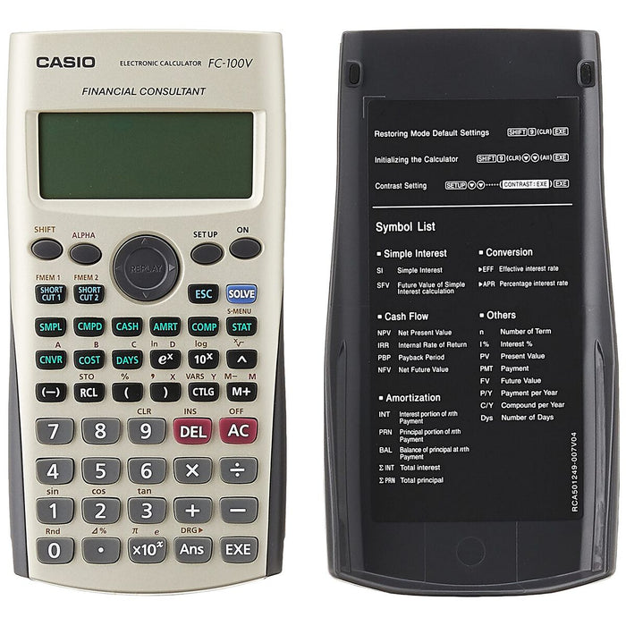Calculator financiar Casio FC-100V - WALTI WALTI