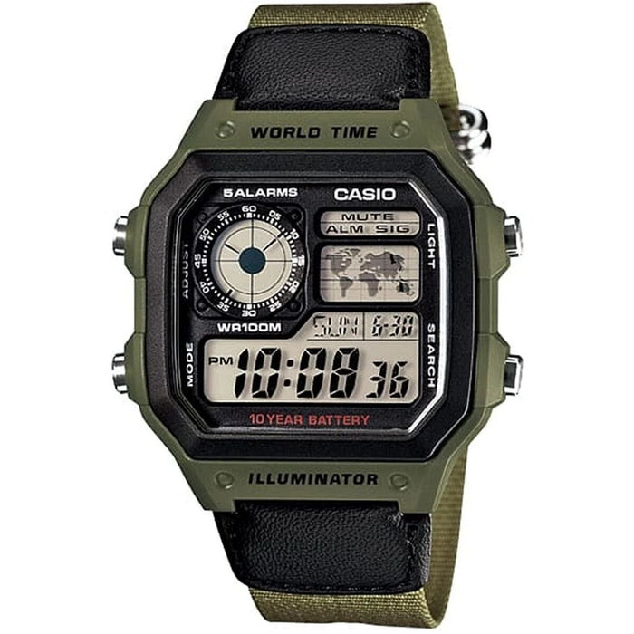 Ceas Bărbați Casio ILLUMINATOR - FUTURE CLASSIC COLLECTION Gri - WALTI WALTI