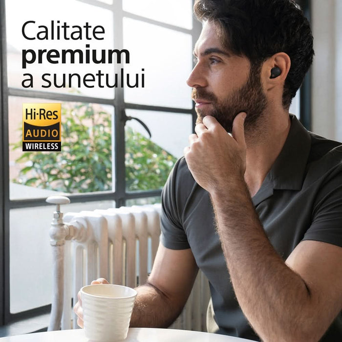 Casti SONY WF-1000XM5B, True Wireless, Bluetooth, In-ear, Microfon, Noise Cancelling, negru WALTI