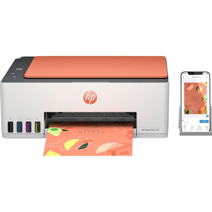 Multifunctional inkjet color HP Smart Tank 589 CISS All-in-One, A4, USB, Wi-Fi WALTI