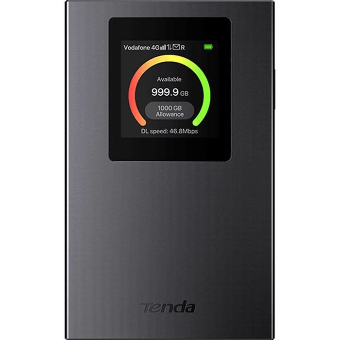 Router Wireless portabil TENDA 4G185 v 4.0, 4G LTE, Single-Band 286 Mbps, USB-C, negru WALTI