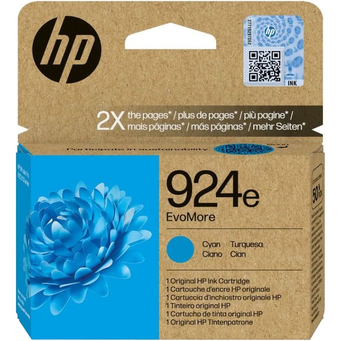 Cartus original HP 924E (4K0U7NE) EvoMore, cyan WALTI