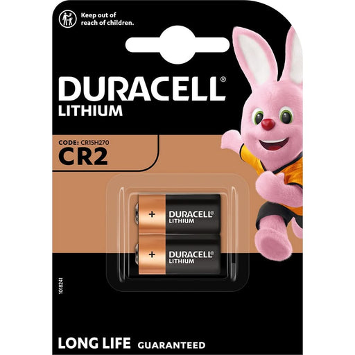 Baterii Litiu DURACELL CR2, Long Lasting Power, 3V, 2 bucati - WALTI WALTI