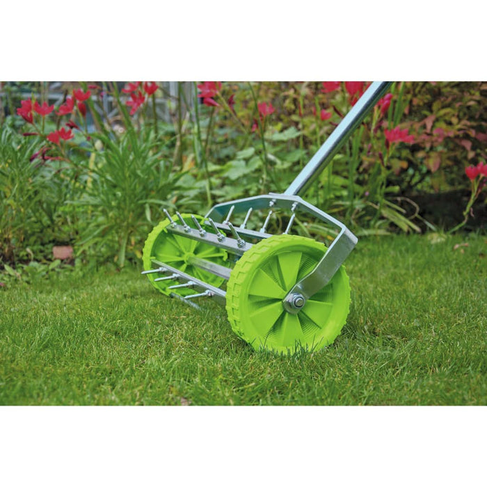 Draper Tools Aerator pentru gazon cu tambur, 450 mm, verde - WALTI WALTI