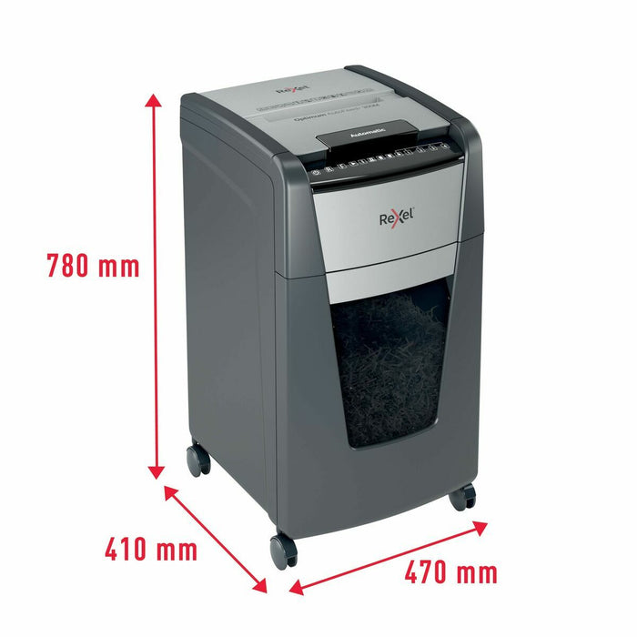 Concasor de Hârtie Tăiere Măruntă Rexel Optimum Auto+ 300M 60 L - WALTI WALTI