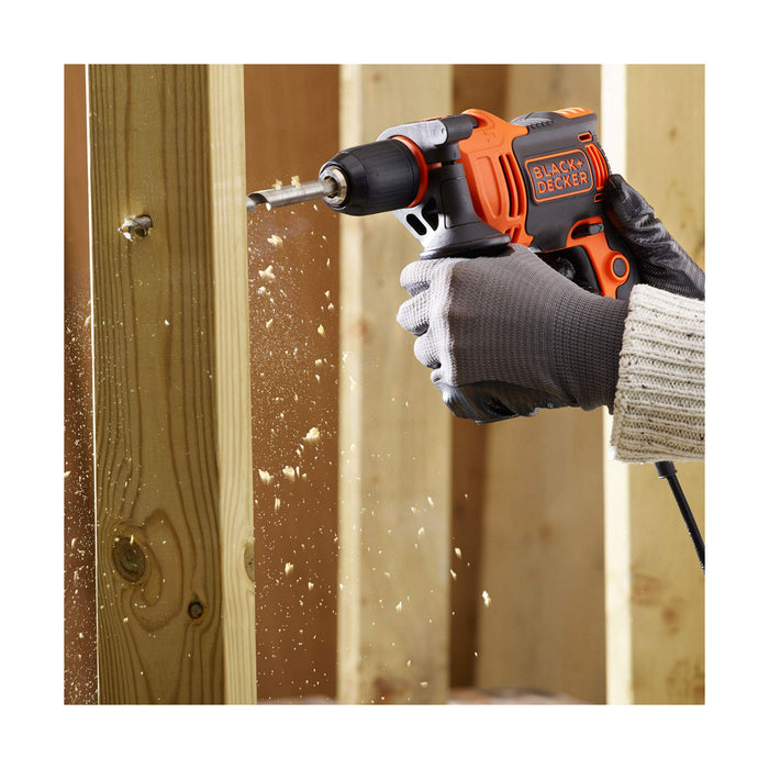 Set burghiu și accesorii Black & Decker BEH710K-QS 230 V 710 W - WALTI WALTI