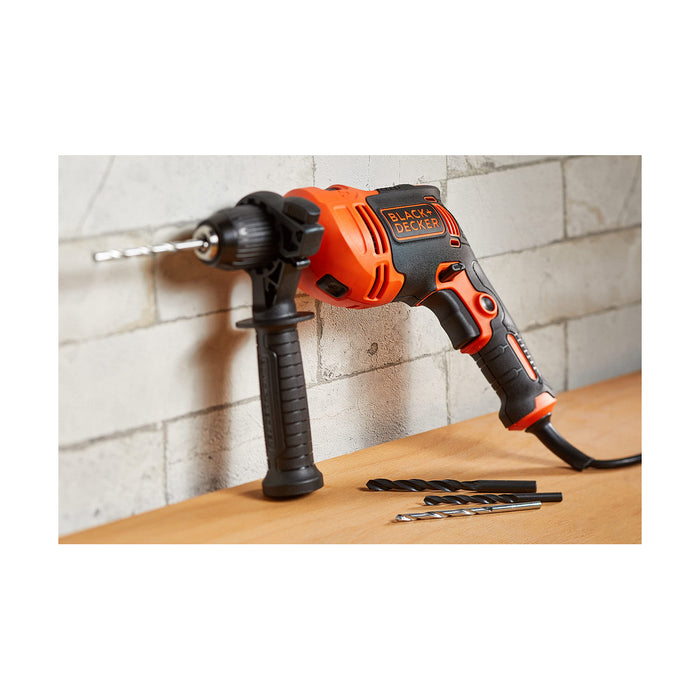 Set burghiu și accesorii Black & Decker BEH710K-QS 230 V 710 W - WALTI WALTI
