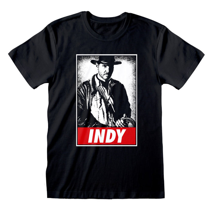 Tricou cu Mânecă Scurtă Indiana Jones Indy Negru Unisex - WALTI WALTI