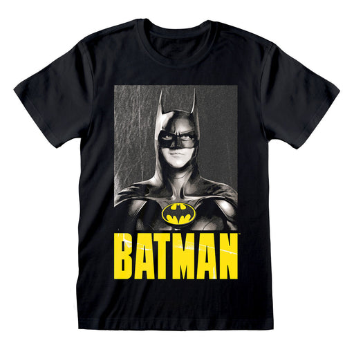 Tricou cu Mânecă Scurtă Batman Keaton Batman Negru Unisex - WALTI WALTI