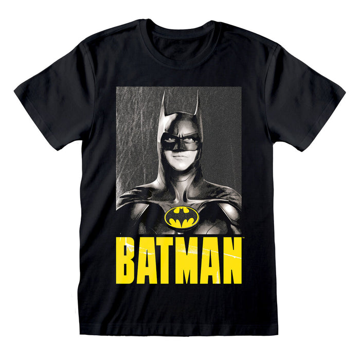 Tricou cu Mânecă Scurtă Batman Keaton Batman Negru Unisex - WALTI WALTI