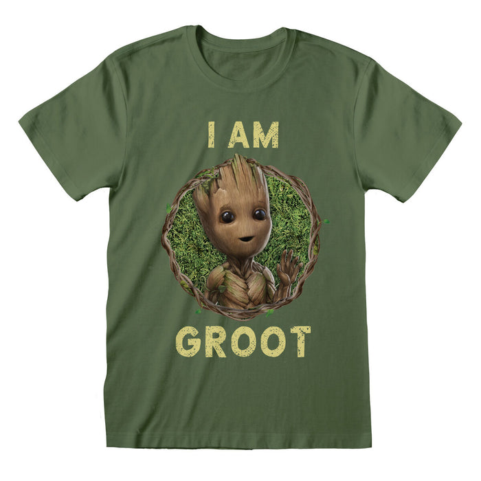 Tricou cu Mânecă Scurtă Marvel Badge Verde Unisex - WALTI WALTI