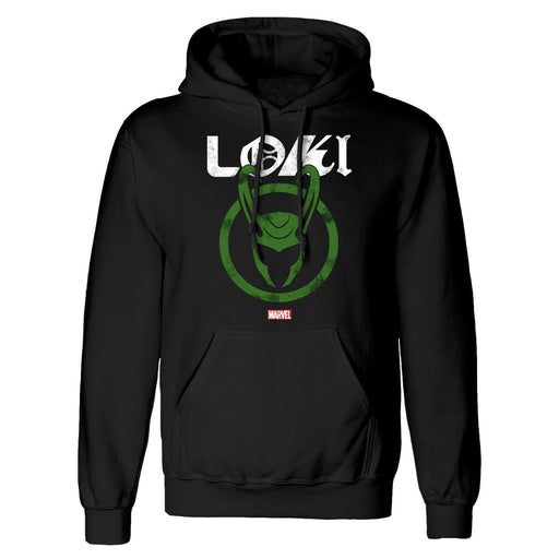 Hanorac cu Glugă Unisex Marvel Distressed Logo Negru - WALTI WALTI